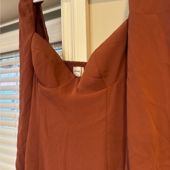ARITZIA DRESS NOVELLA RUST - Picture 4 of 5